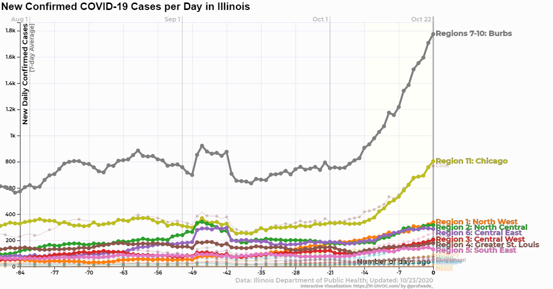 91-DIVOC-05: "Interactive Visualization of COVID-19 in Illinois"